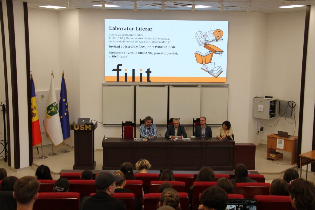 „Laboratorul Literar” – dialog viu între literatură și spiritul critic, la Universitatea de Stat din Moldova