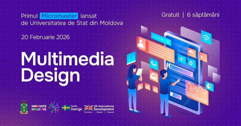 Universitatea de Stat din Moldova lansează primul Micromaster în Multimedia Design la Facultatea de Jurnalism și Științe ale Comunicării