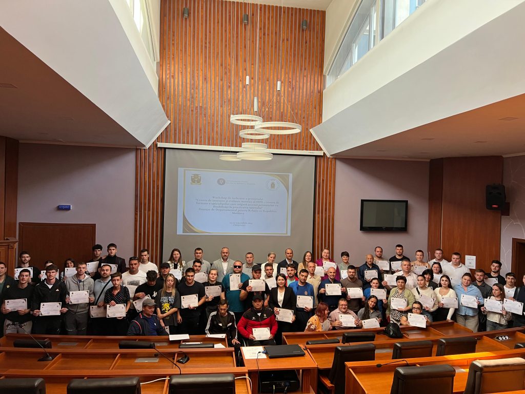 La USM s-a desfășurat workshop-ul de încheiere a proiectului „Centrul de instruire și evaluare motrice al IEFS” – o inițiativă pentru promovarea incluziunii persoanelor cu dizabilități prin sport