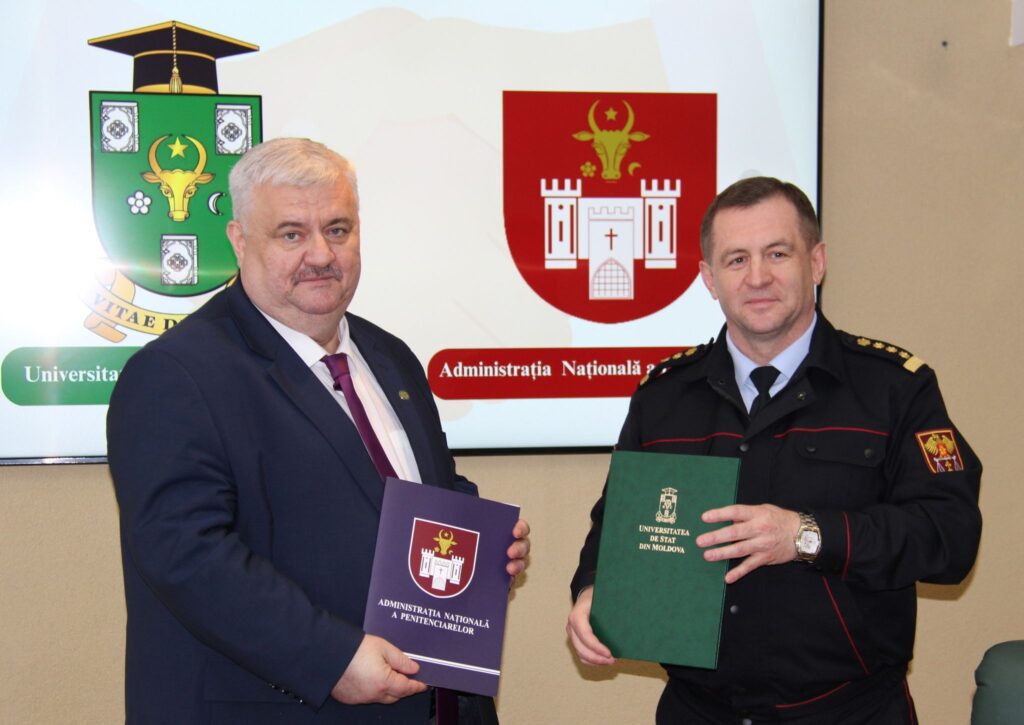 Universitatea de Stat din Moldova și Administrația Națională a Penitenciarelor au semnat un Acord de Colaborare