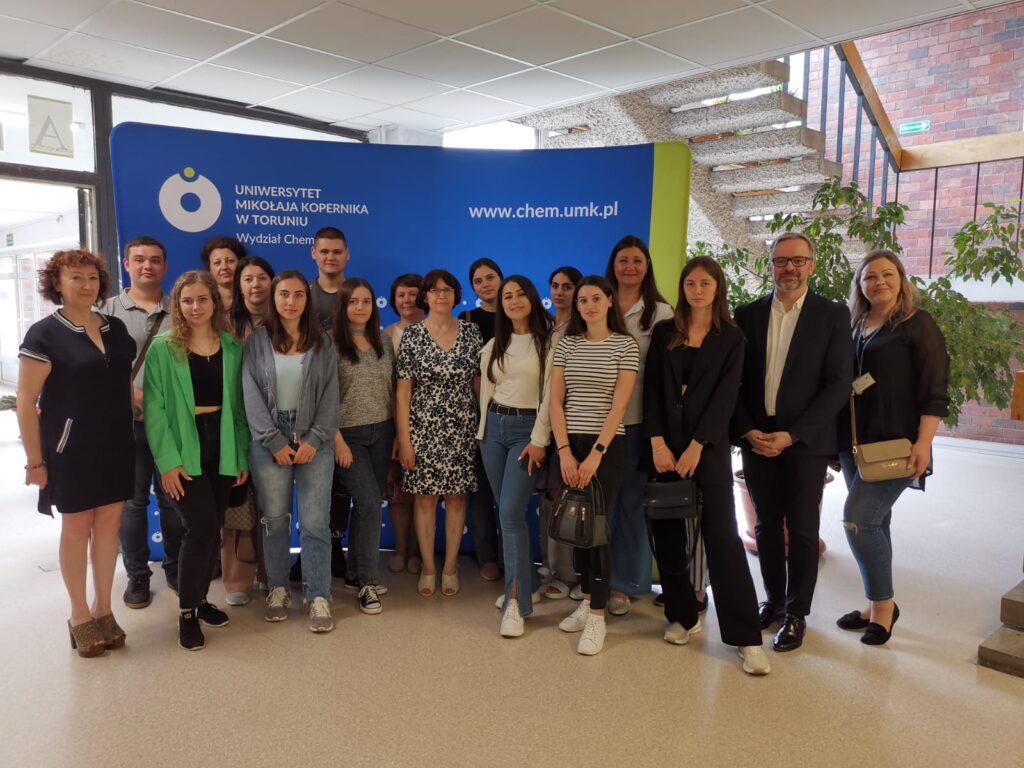 Vizită de lucru și mobilitate academică a chimiștilor-tehnologi USM – la Universitatea Nicolaus Copernicus din Torun, Polonia