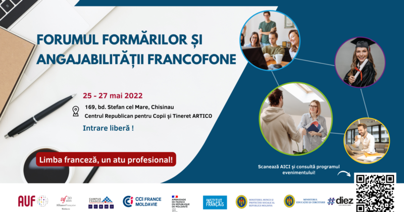 Universitatea de Stat din Moldova participă la „Forumul Formărilor și Angajabilității Francofone”
