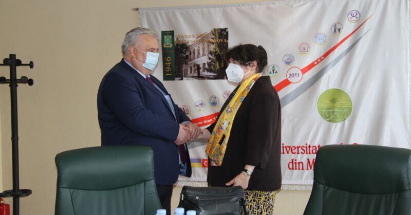 Rectorul USM a avut o întrevedere cu Ambasadoarea Austriei la Chișinău