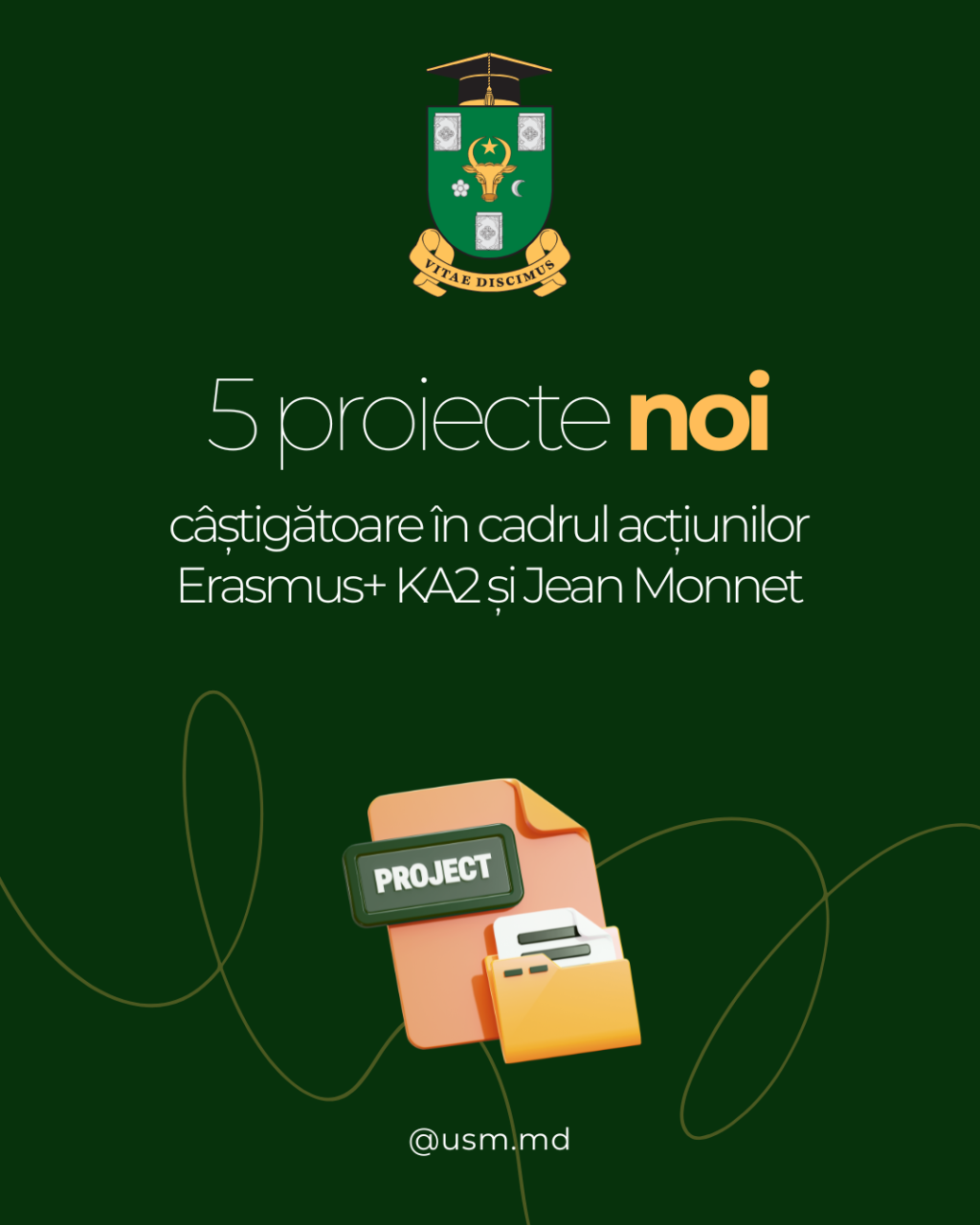 USM își extinde portofoliul internațional cu cinci proiecte noi Erasmus+ și Jean Monnet