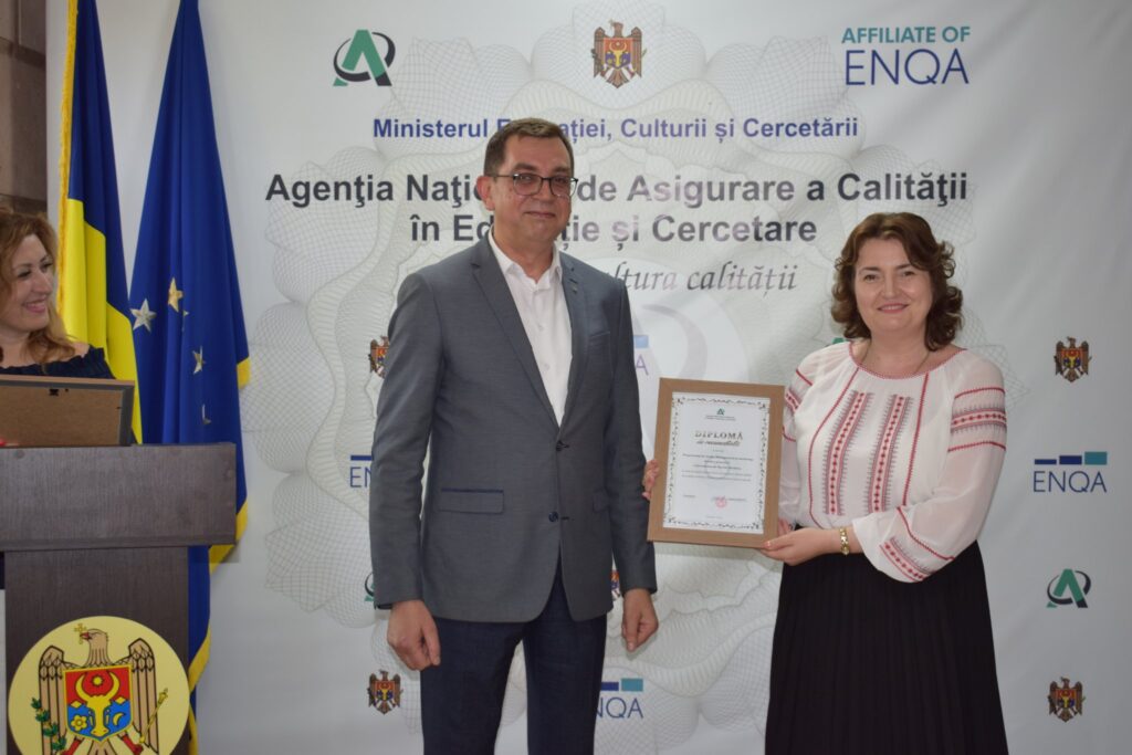 Cristalul calității – 2022 pentru Programul de master Management și Marketing Hotelier și Turism