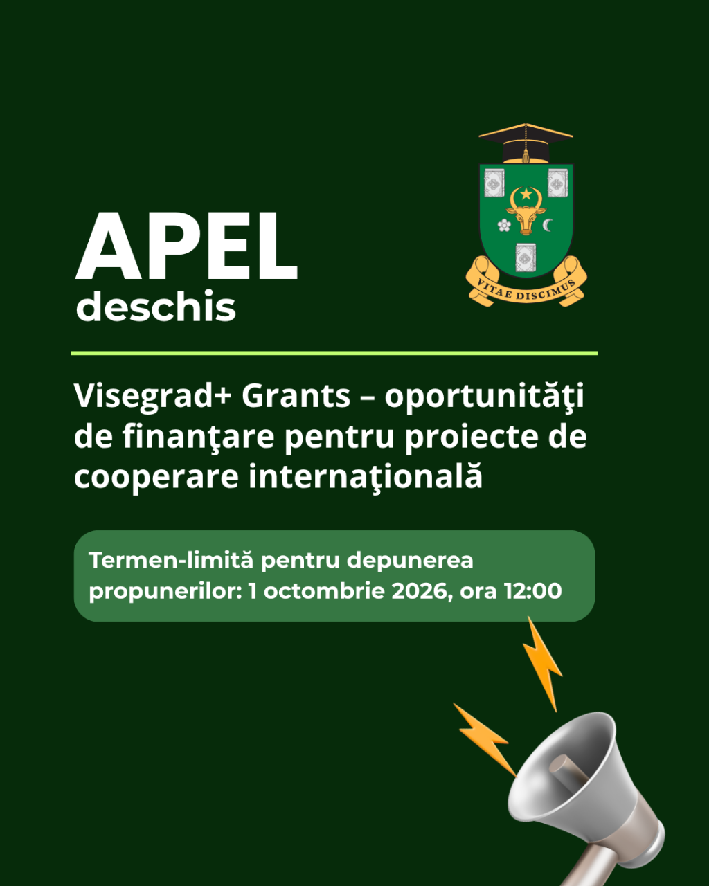 Apel deschis: Visegrad+ Grants – oportunități de finanțare pentru proiecte de cooperare internațională