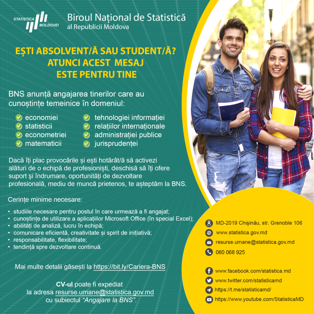 În atenția studenților Universității de Stat din Moldova