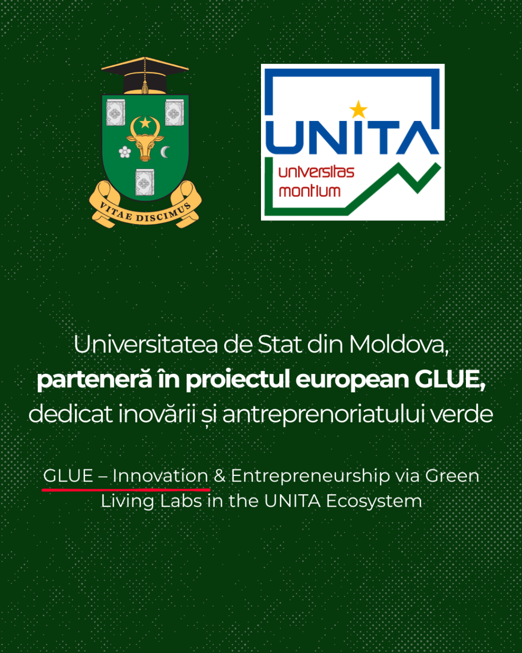 Universitatea de Stat din Moldova, parteneră în proiectul european GLUE, dedicat inovării și antreprenoriatului verde