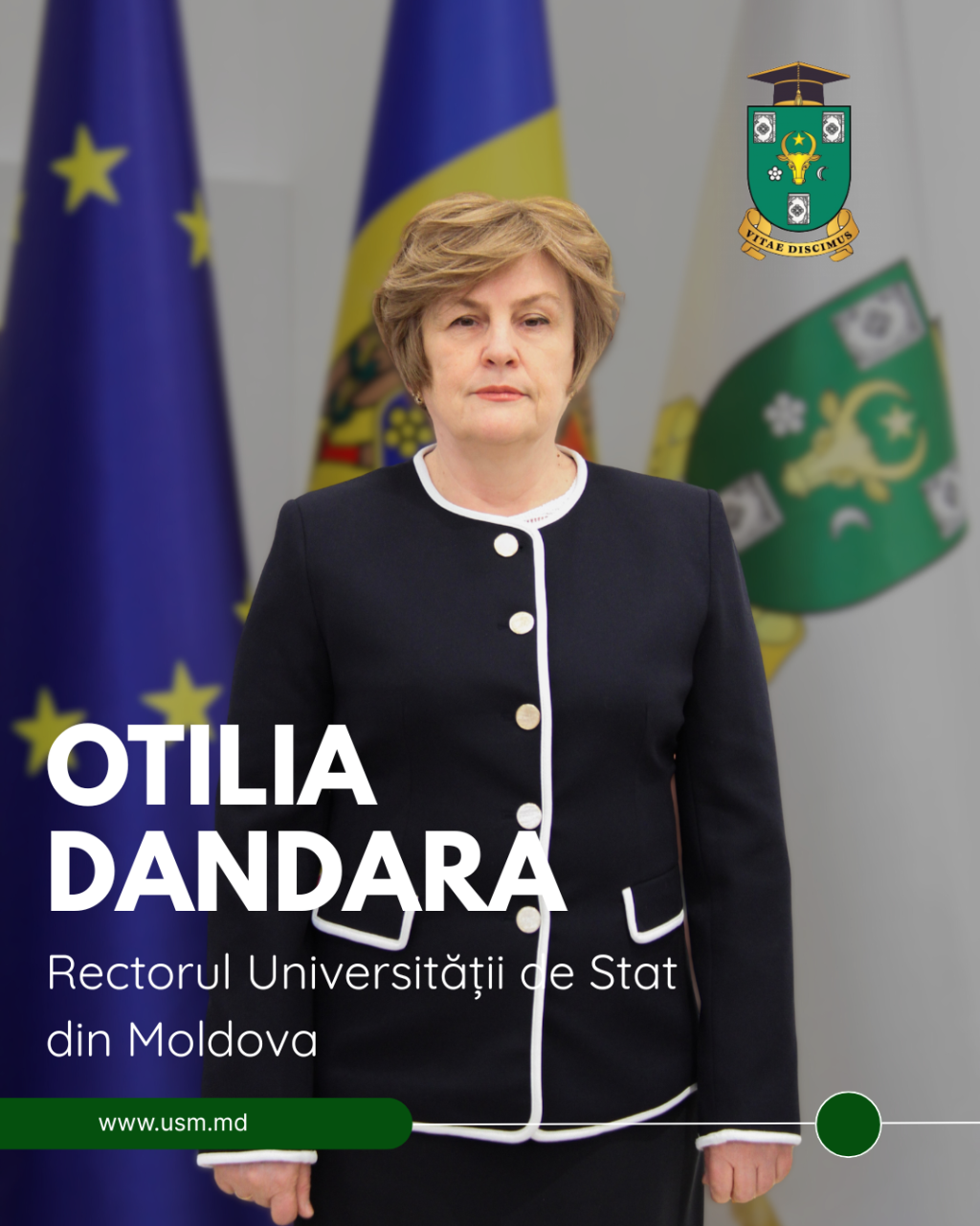 Doamna Otilia Dandara a fost confirmată oficial în funcția de rector de Ministerul Educației și Cercetării
