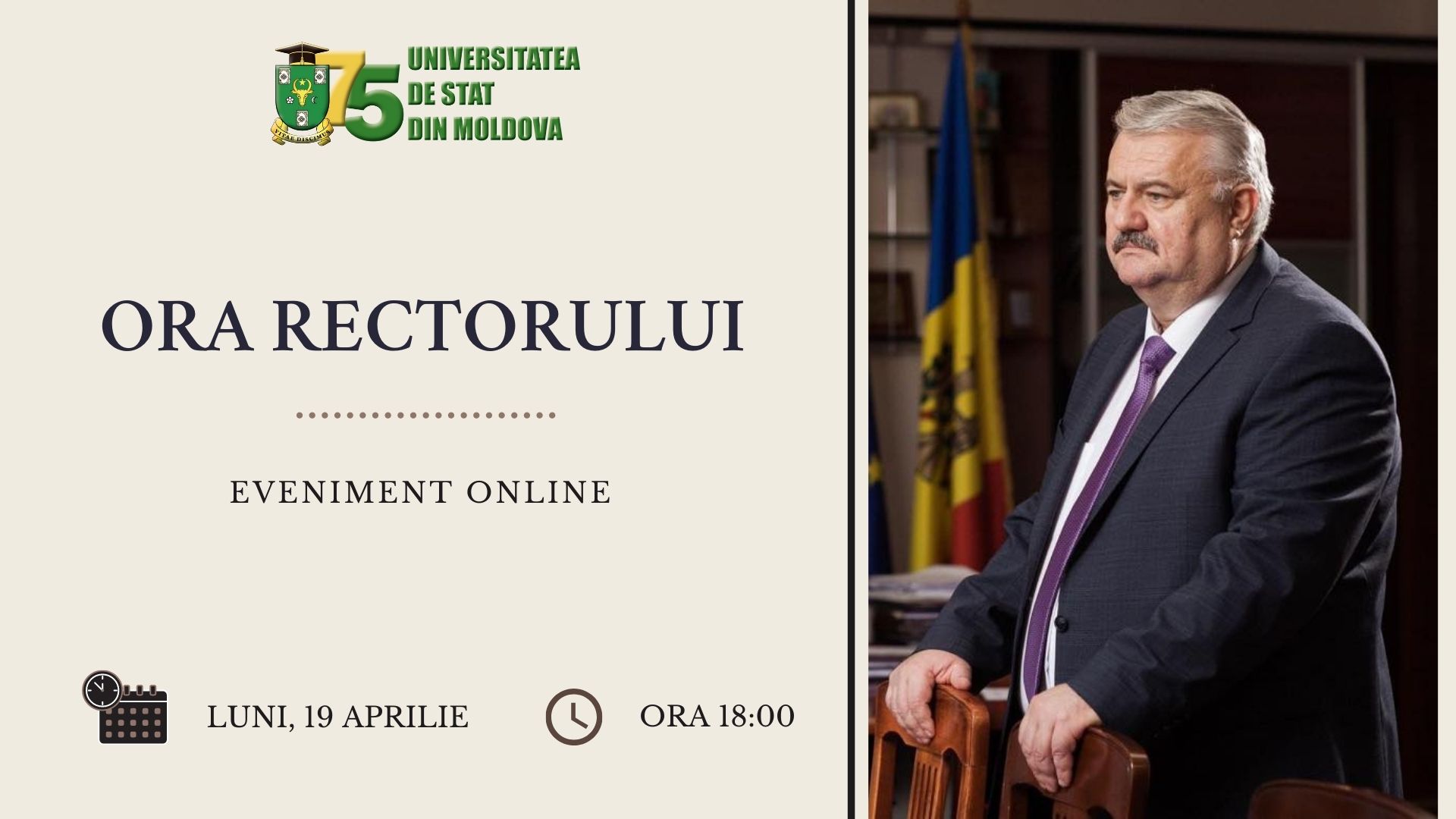 „Ora Rectorului”, dialog cu comunitatea academică