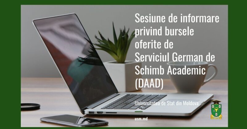 Sesiune de informare privind bursele oferite de Serviciul German de Schimb Academic (DAAD)