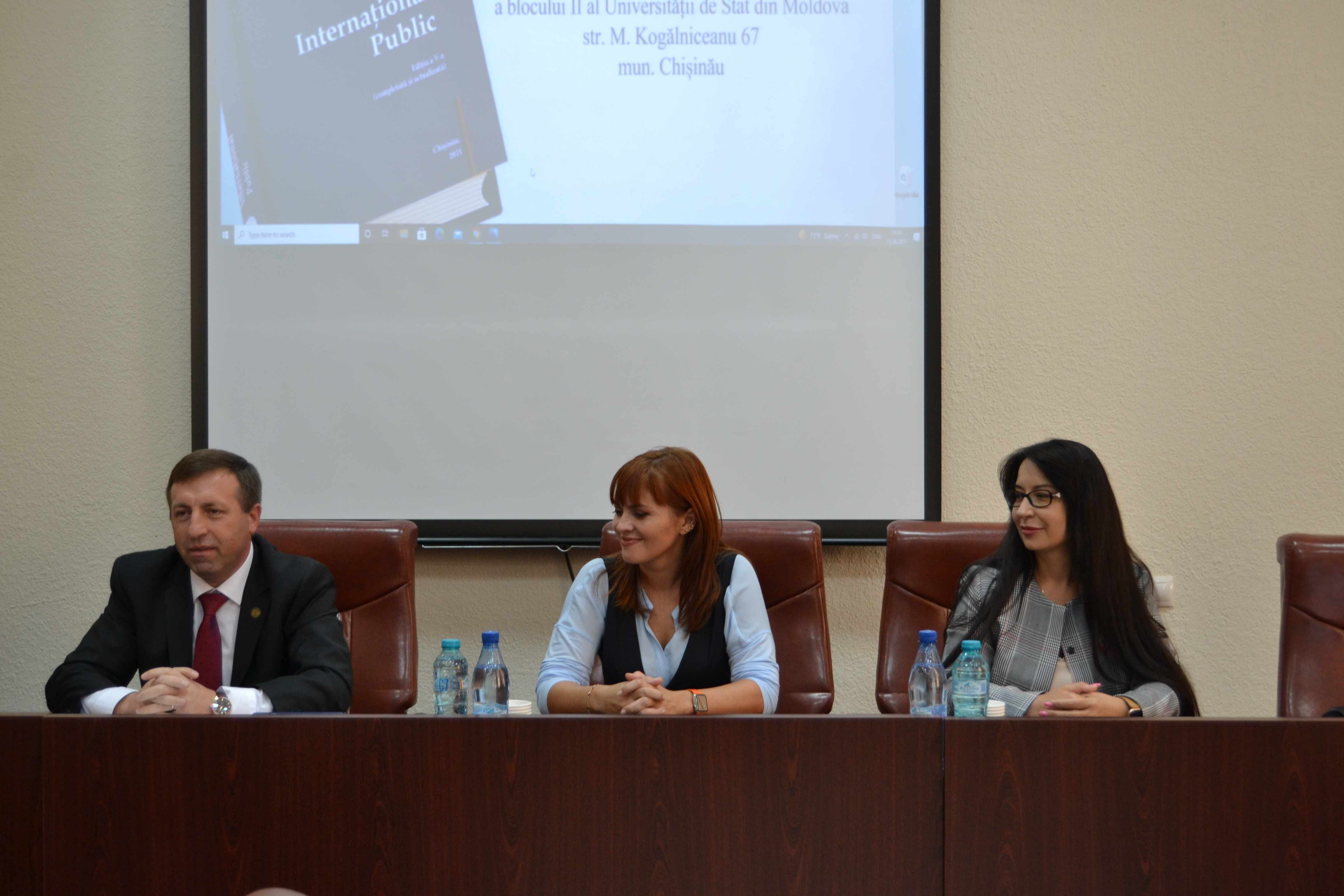 Manualul „Drept internațional public” – prima lucrare științifică acceptată în calitate de suport didactic de șapte instituții de învățământ superior din Republica Moldova