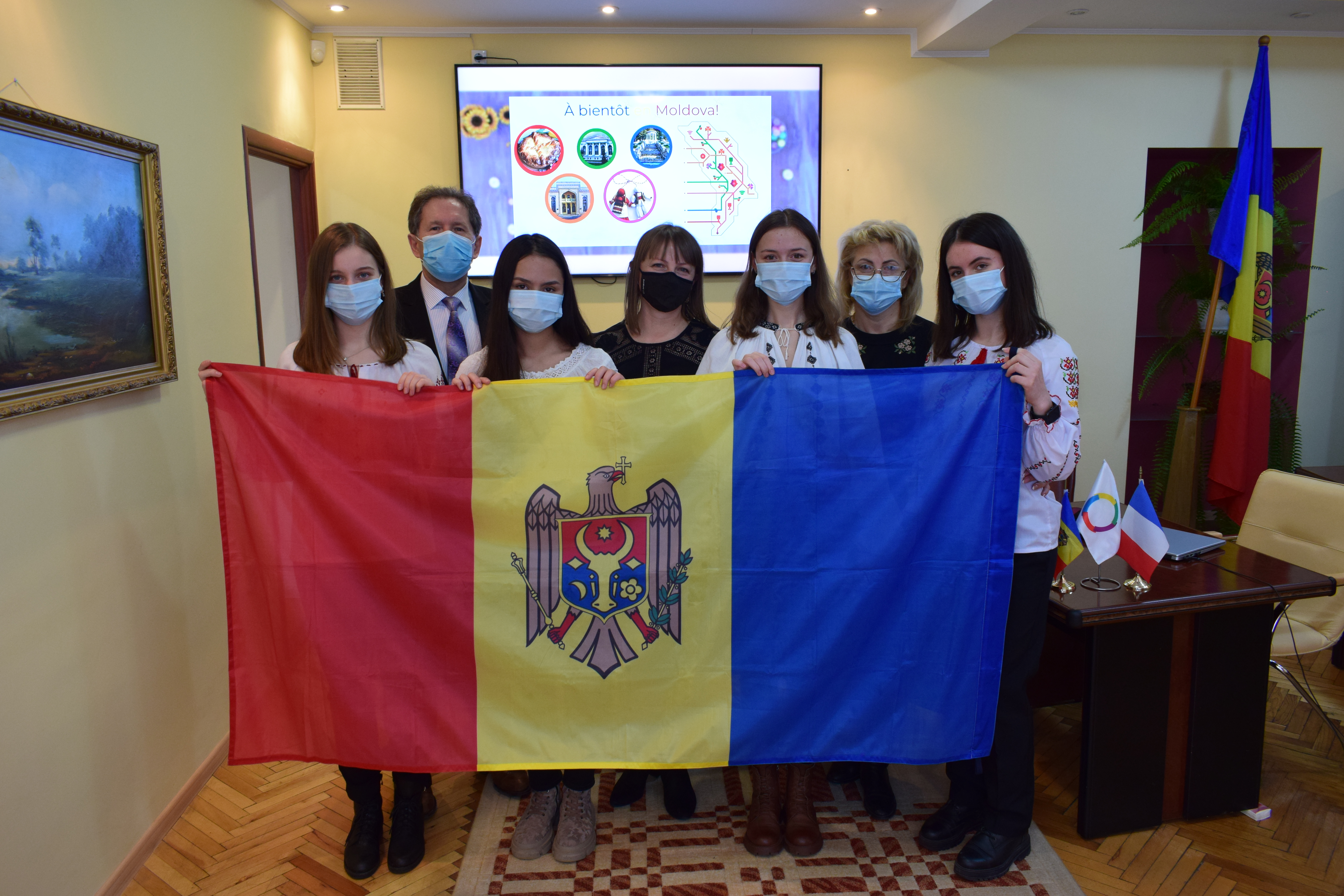 Mândri de performanțele obținute de elevii pregătiți de cadrele didactice ale Universității de Stat din Moldova în cadrul Olimpiadei Internaționale de Limbă franceză
