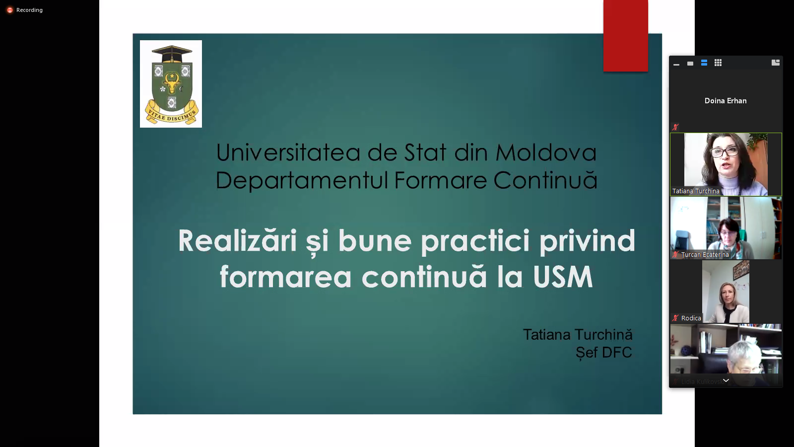 Forum virtual „Performanță prin învățare pe tot parcursul vieții”