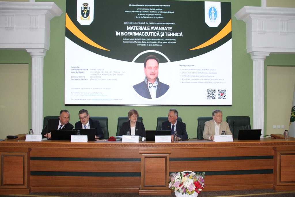 USM a organizat Conferința Națională cu participare internațională „Materiale Avansate în Biofarmaceutică și Tehnică”