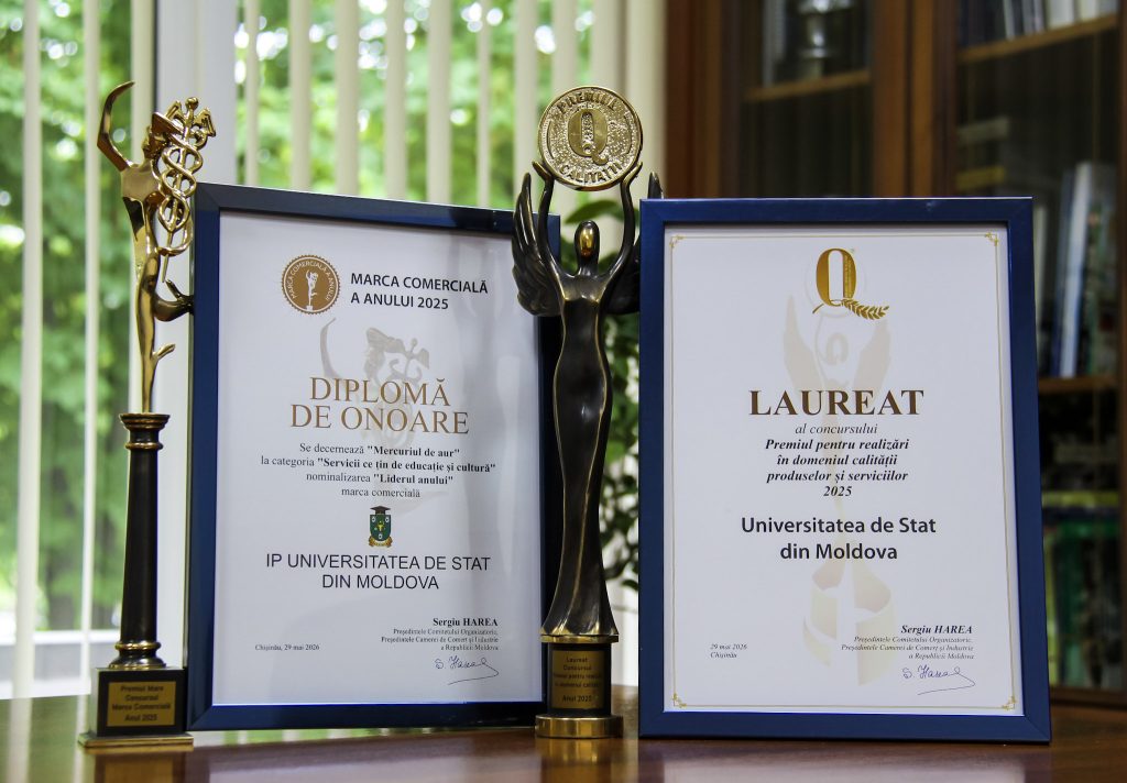 Universitatea de Stat din Moldova, premiată pentru excelență și calitate la Gala Businessului Moldovenesc 2026