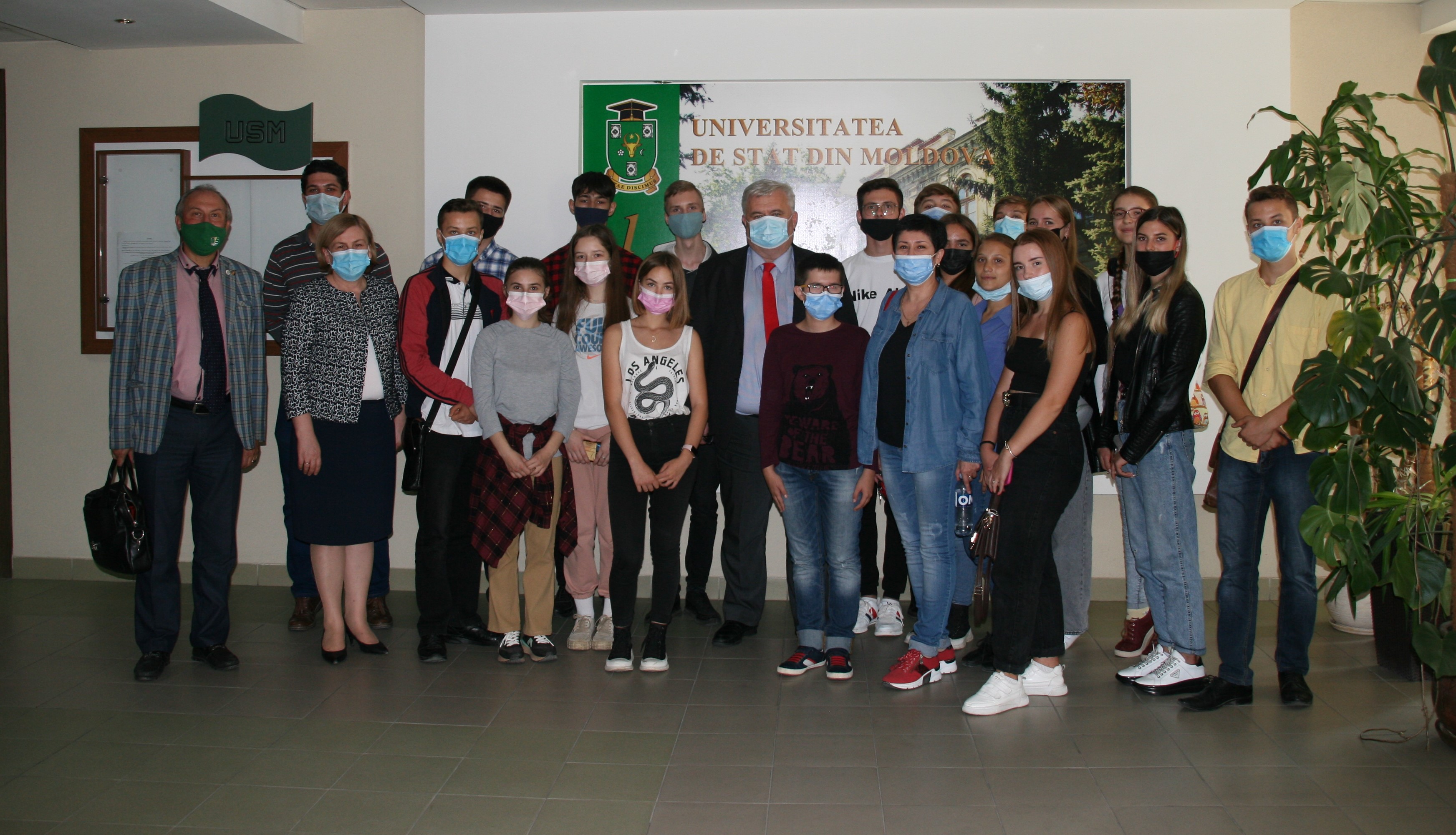 Elevii Liceului Teoretic „Vasile Coroban” din or. Glodeni au vizitat Universitatea de Stat din Moldova