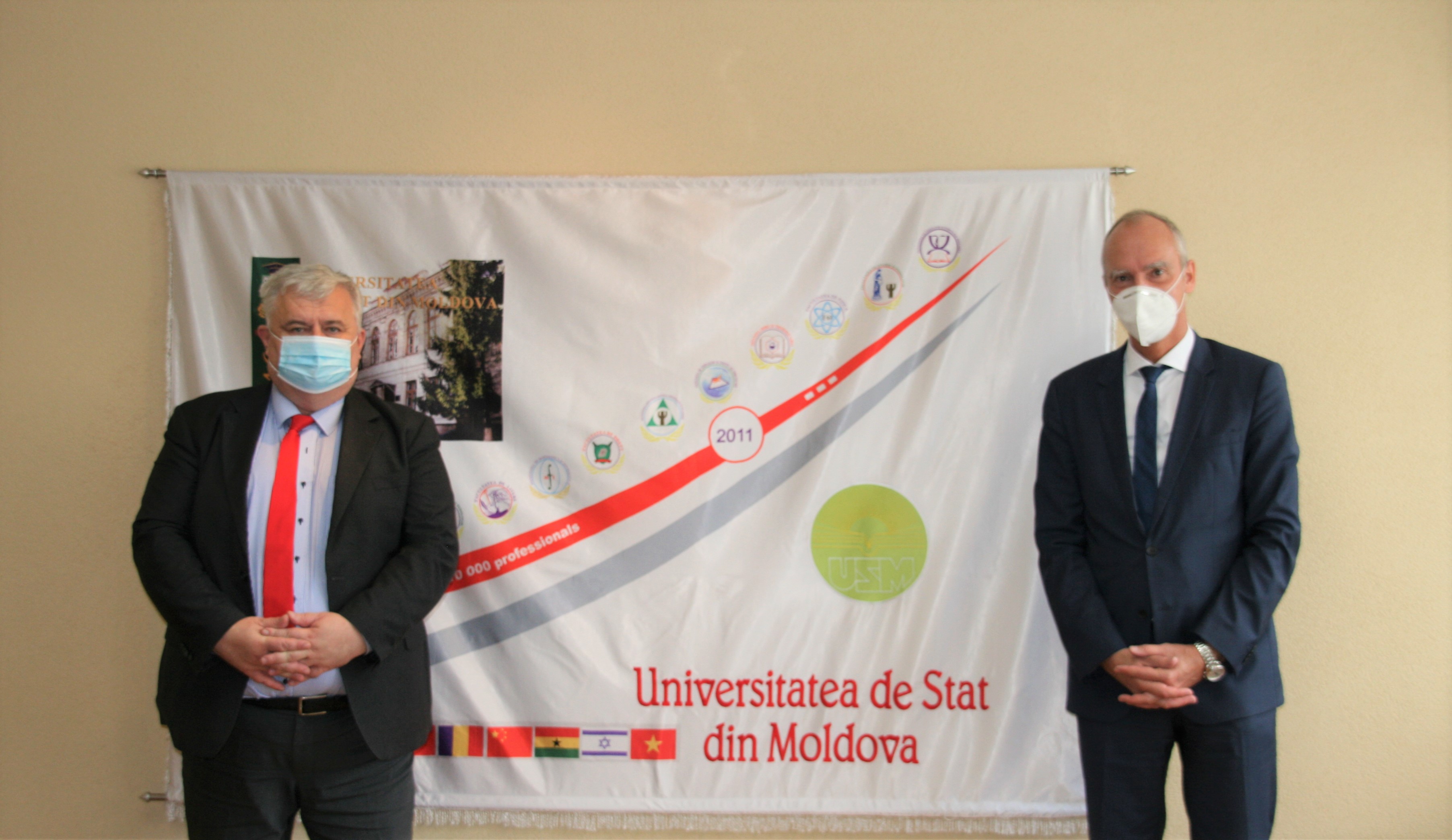 Rectorul USM, conf. univ., dr., Igor ȘAROV a avut o întrevedere cu șef-adjunctul Ambasadei Republicii Federale Germania în Republica Moldova, Ullrich KINNE