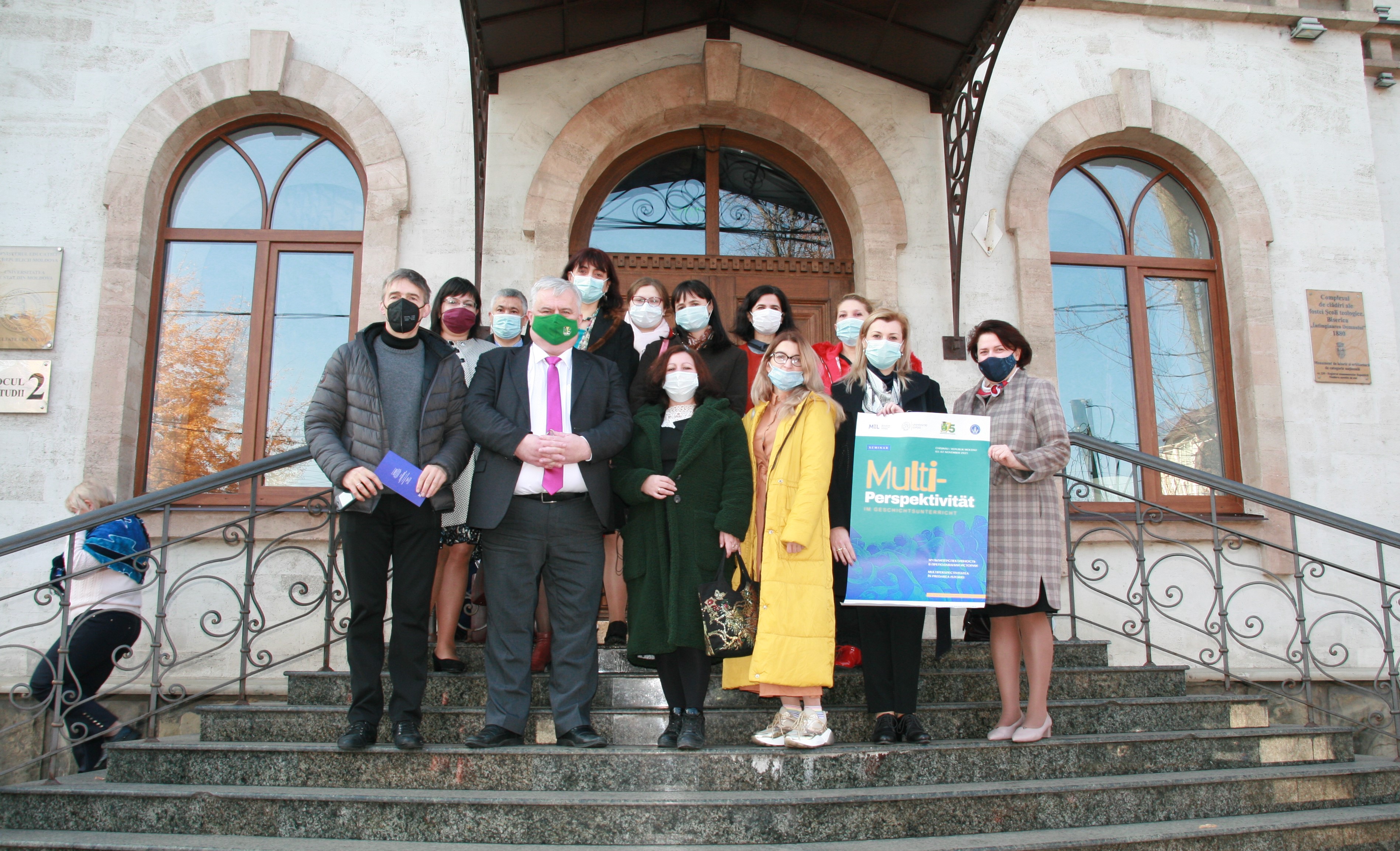 Multiperspectivitatea în predarea istoriei este subiectul seminarului organizat de Universitatea de Stat din Moldova și Moldova Institut Leipzig pentru cadrele didactice din Republica Moldova