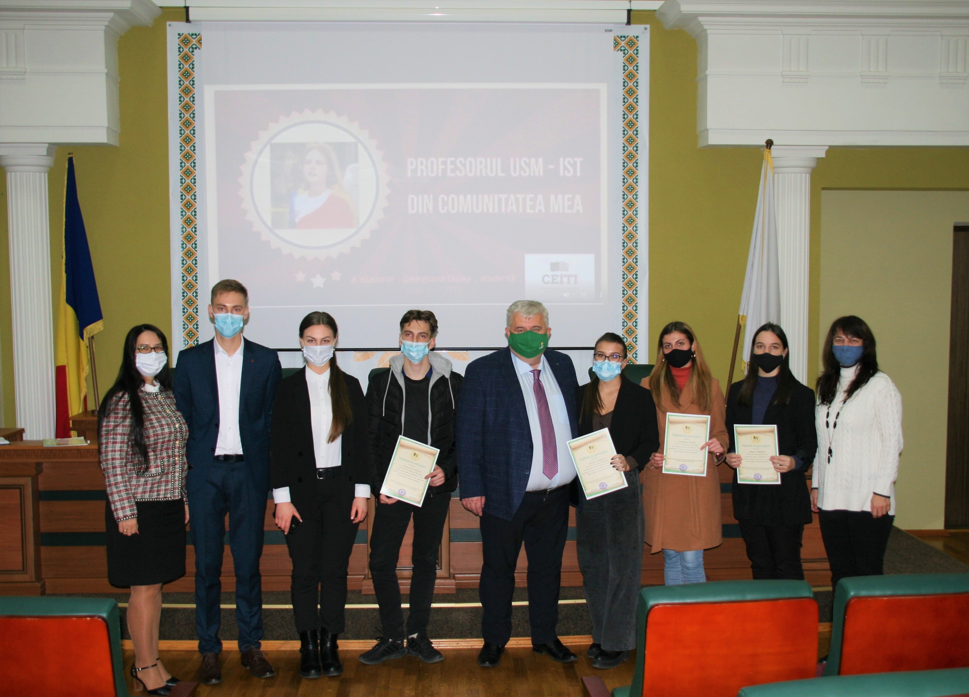 Universitatea de stat din Moldova a premiat învingătorii concursului „Hai să #Celebrăm75USM!”