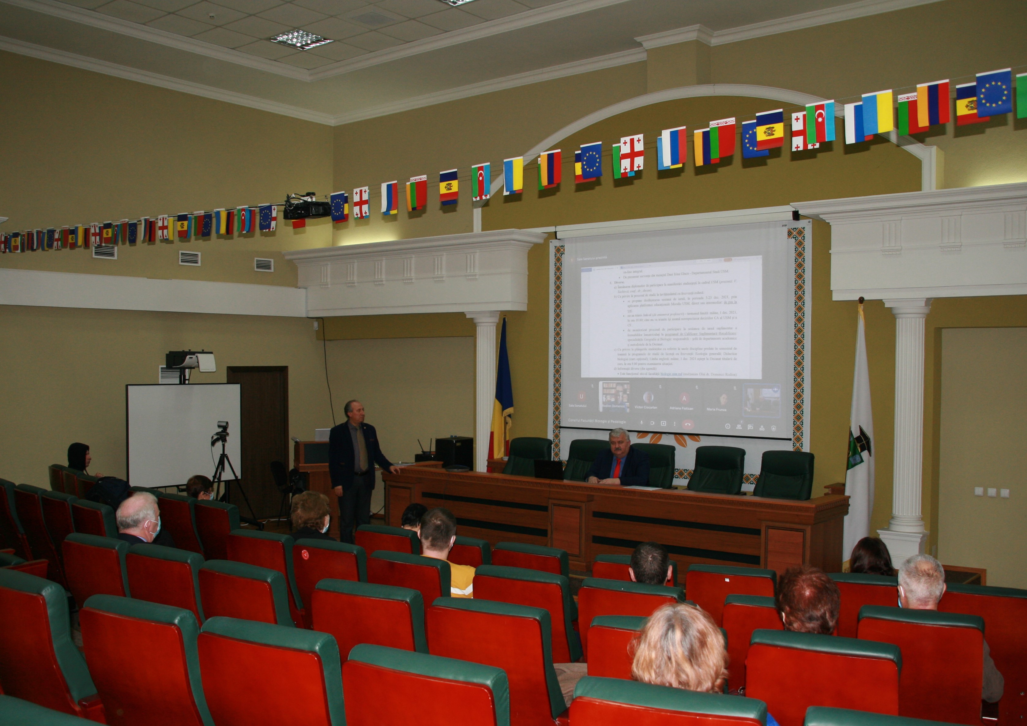 Consiliul profesoral al Facultății de Biologie și Pedologie s-a întrunit în ședință