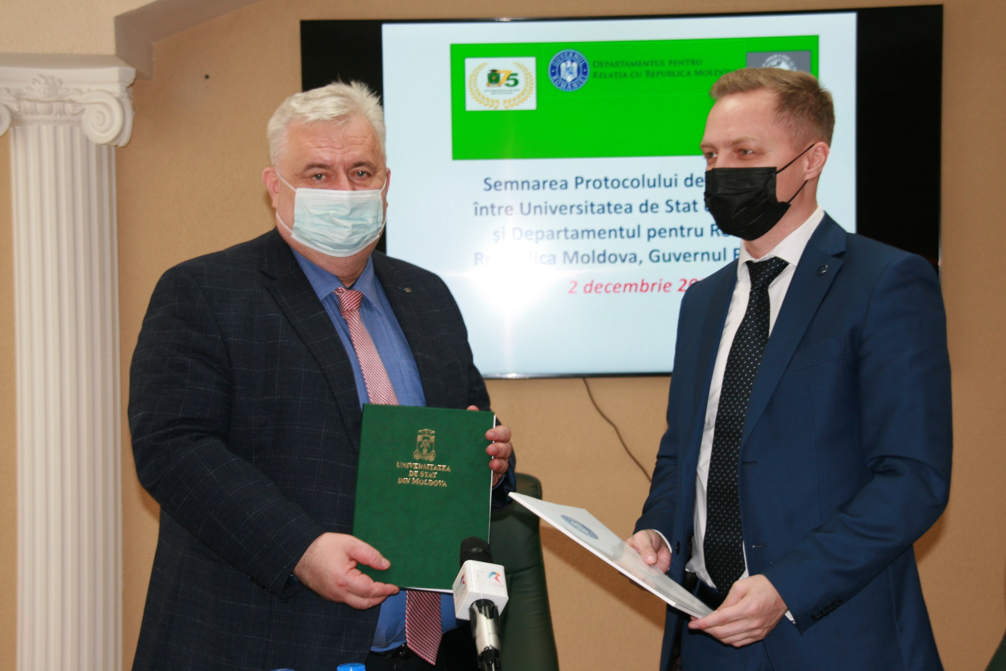 Protocol de colaborare între USM și DRRM. Departamentul pentru Relația cu Republica Moldova va susține crearea unui post de televiziune la USM