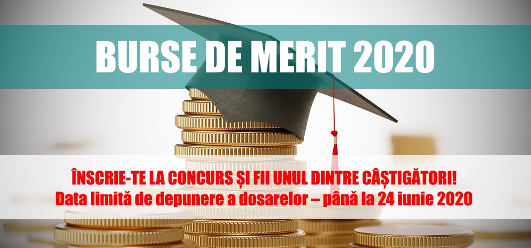 Anunț cu privire la concursul Burse de merit 2020 pentru studenții ciclului I și II