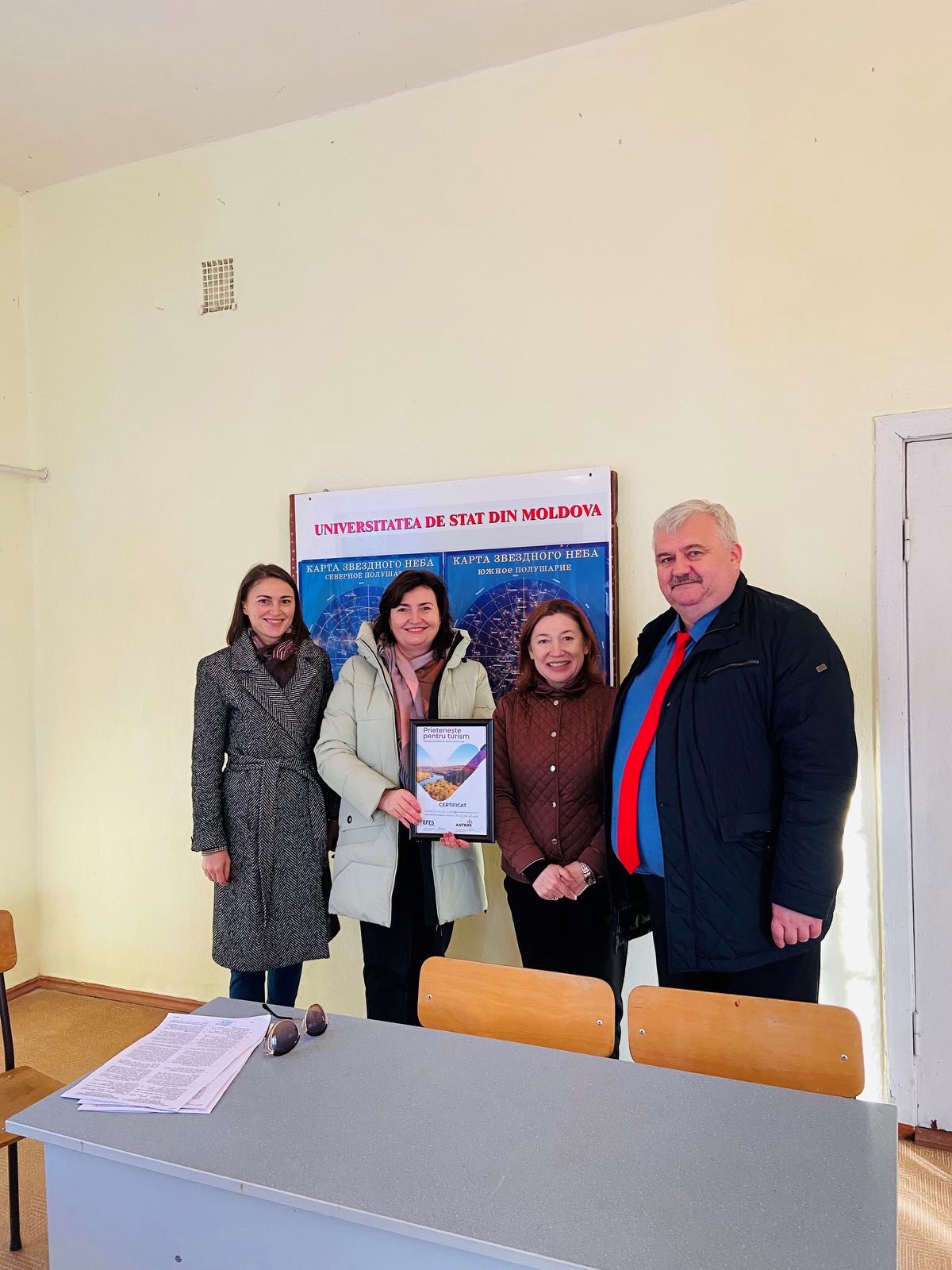Observatorul astronomic din satul Lozova, r-nul Strășeni al USM va fi reabilitat cu suportul ANTRIM și Efes Vitanta Moldova Brewery SA