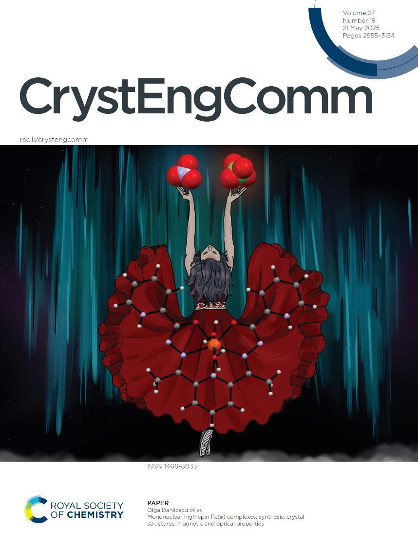Rezultatele obținute de cercetătorii Institutului de Chimie și Institutului de Fizică Aplicată ale USM, plasate pe coperta prestigioasei reviste ”Crystal Engineering Communications” publicate de ”Royal Society of Chemistry”
