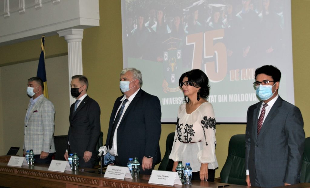 La Universitatea de Stat din Moldova a avut loc ședința festivă a Senatului USM, consacrată sărbătorii naționale „Limba noastră cea română”