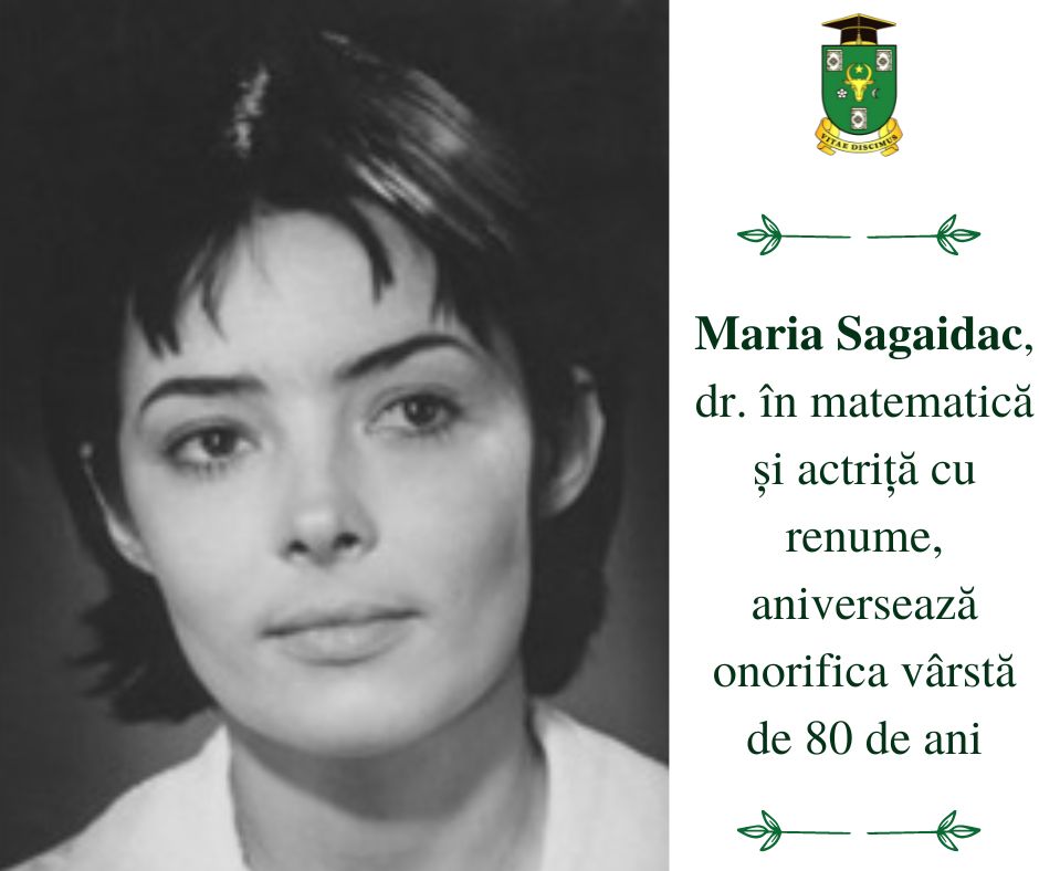 Personalități marcante ale USM – Maria Sagaidac, doctor în matematică și actriță cu renume, aniversează onorifica vârstă de 80 de ani