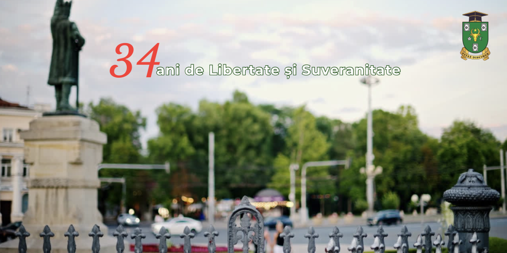 34 ani de Libertate și Suveranitate – La mulți ani, Republica Moldova!