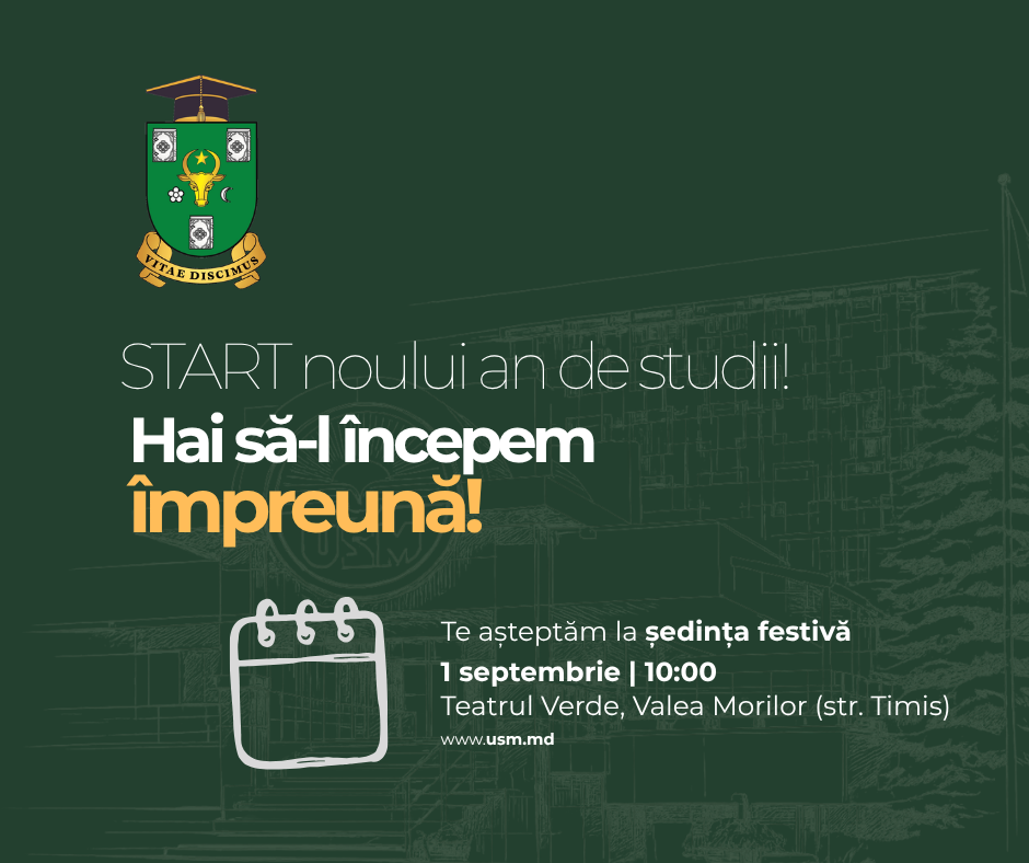 START noului an de studii: Ședință festivă pentru studenții anului I