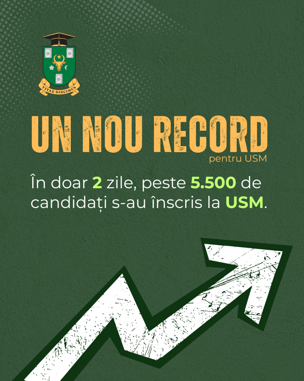 Universitatea de Stat din Moldova și-a depășit propriul record: peste 5.500 de candidați în doar două zile de admitere