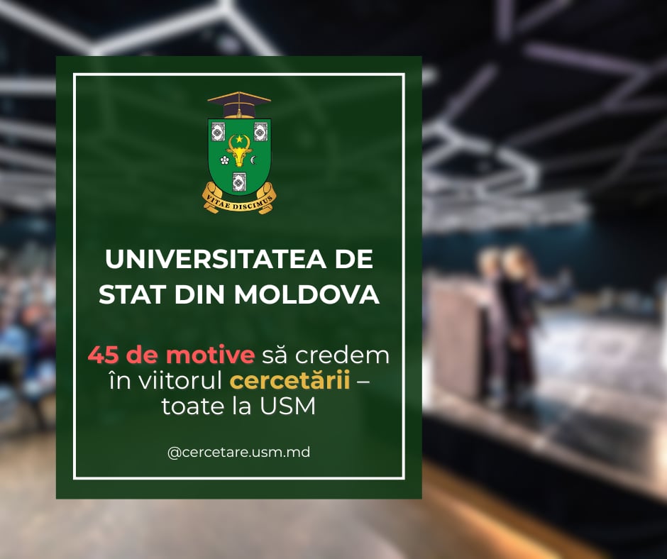 Universitatea de Stat din Moldova – câștigătoare a 45 de proiecte noi de cercetare