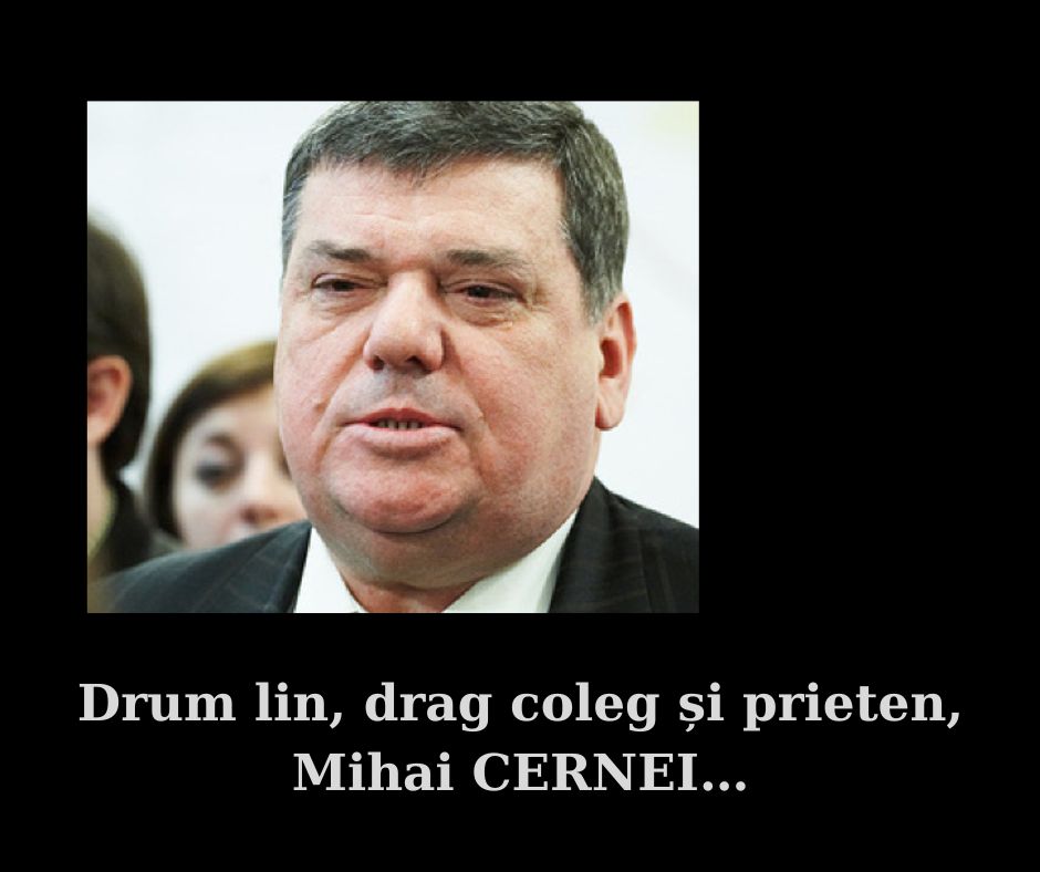 Drum lin, drag coleg și prieten, Mihai CERNEI…