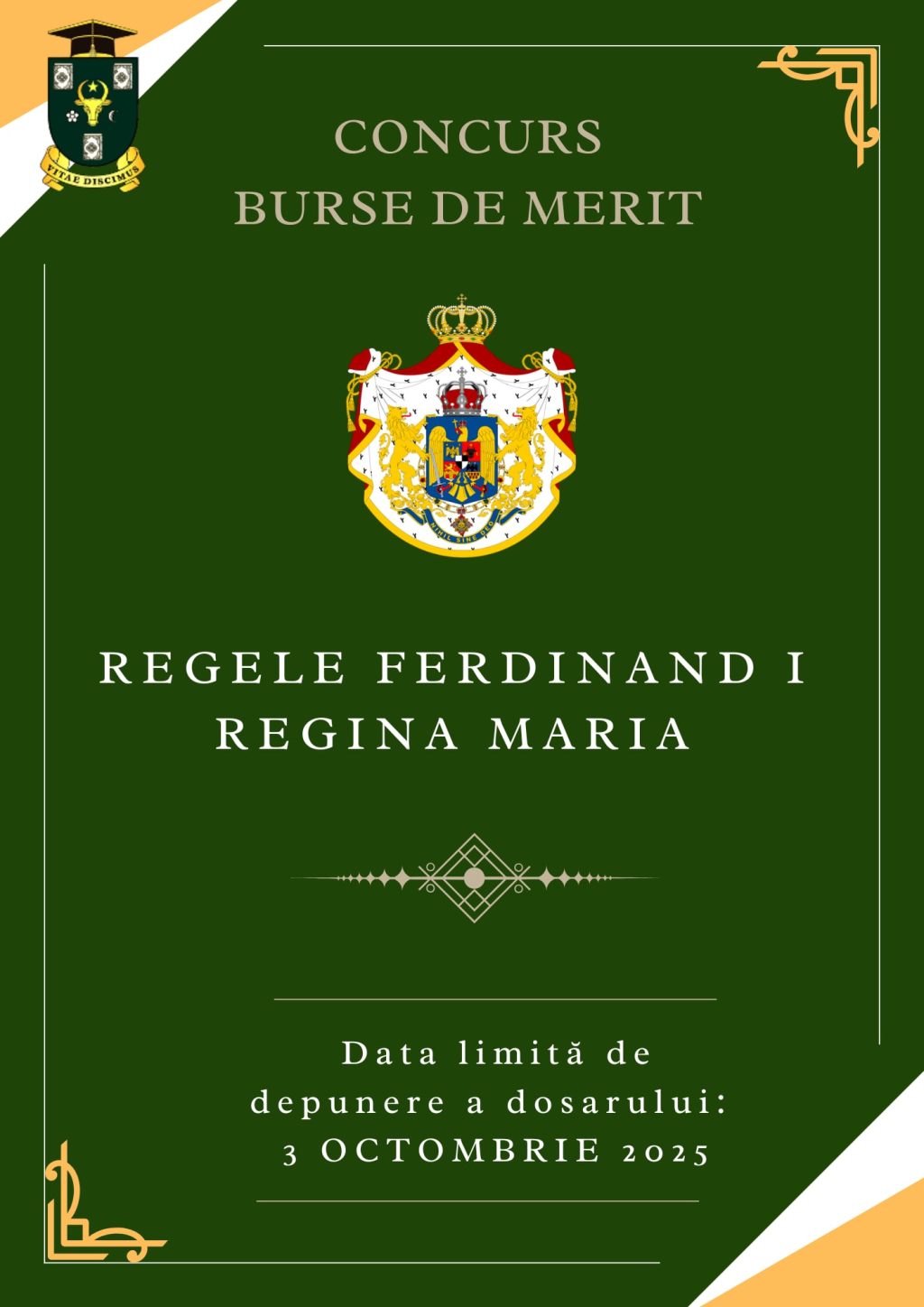 Studenții USM au oportunitatea de a aplica pentru Bursele oferite de Casa Regală a României