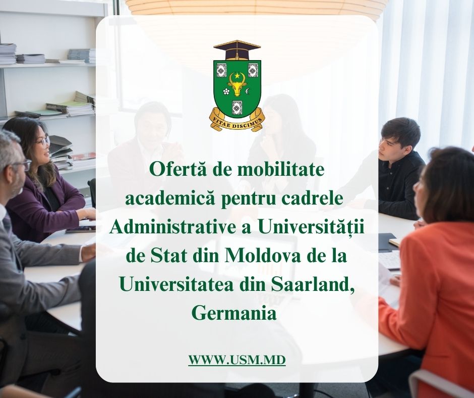Mobilitate academică pentru cadrele administrative ale USM (STT), Universitatea din Saarland, Germania