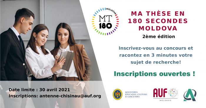 Concursul național „Teza mea de doctorat în 180 de secunde”