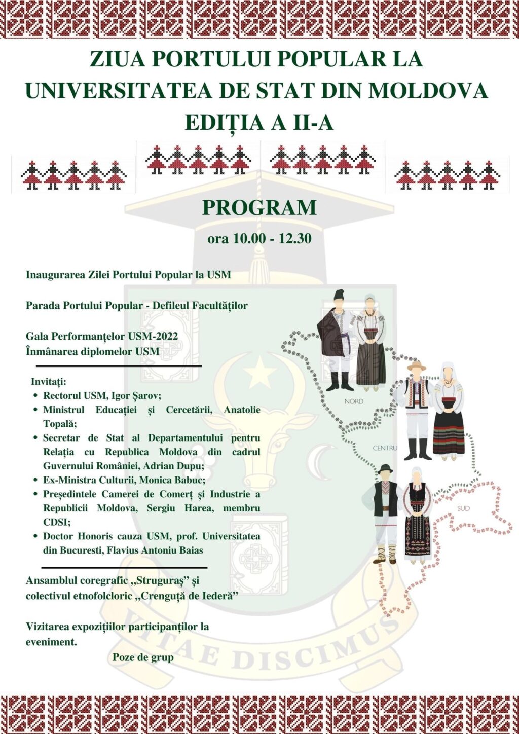 USM vă invită la cea de-a II-a Ediție a Zilei Portului Popular
