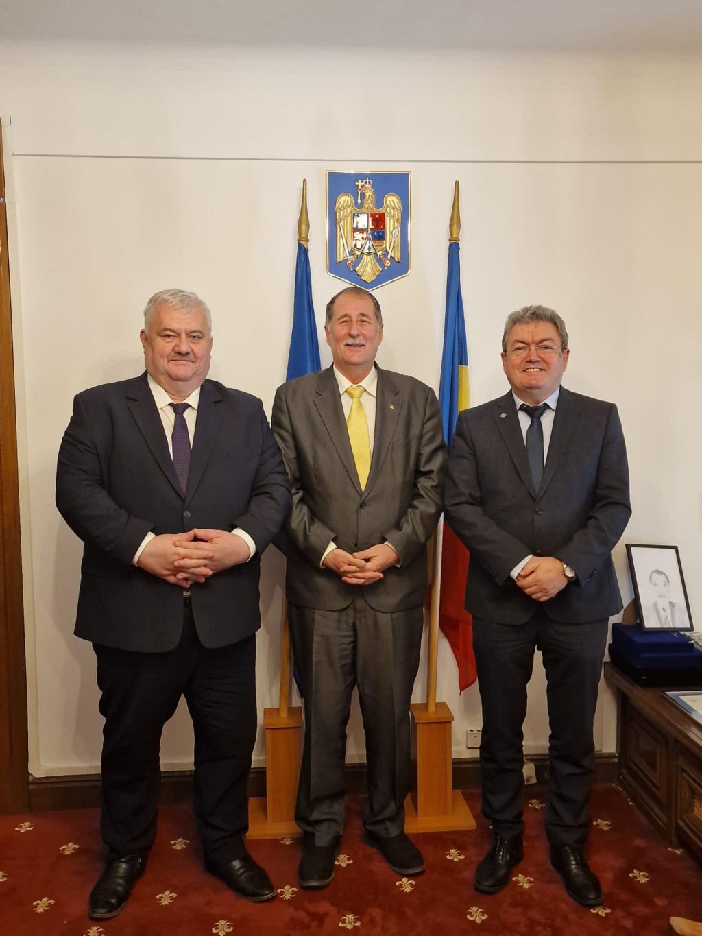Rectorul USM, Igor Șarov a avut o întrevedere cu consilierul președintelui României, Sergiu Nistor