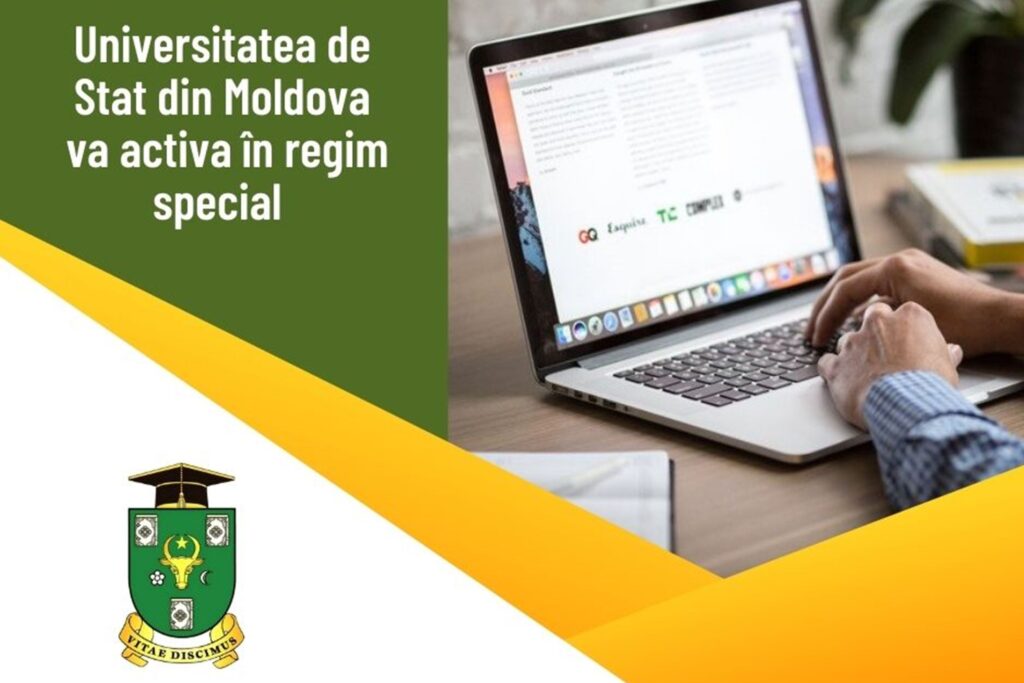 Universitatea de Stat din Moldova va activa în regim special până la modificarea pragului de alertă roșu în mun. Chișinău