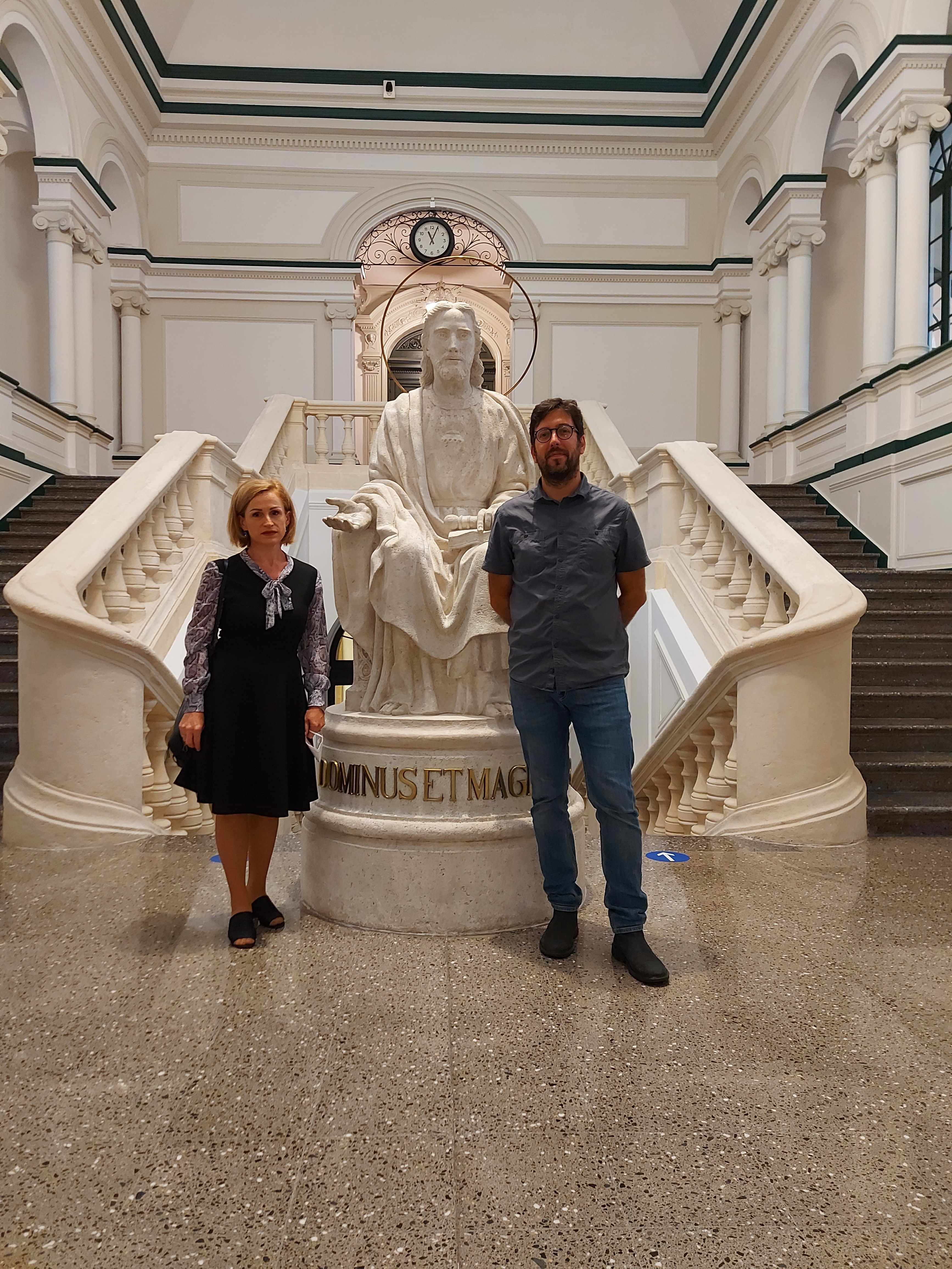Cercetători de la USM în vizită la Institutul pentru Drepturile Omului „P. Arrupe”
